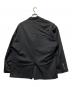 MAISON SPECIAL (メゾンスペシャル) NISHIKAWA KEORI Wool Mix Gabardine Prime-Over Peaked Lapel Double Tailored Jacket ブラック サイズ:S：7000円