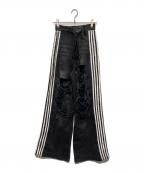 yori sportヨリ スポーツ）の古着「5STRIPE DENIM」｜ブラック