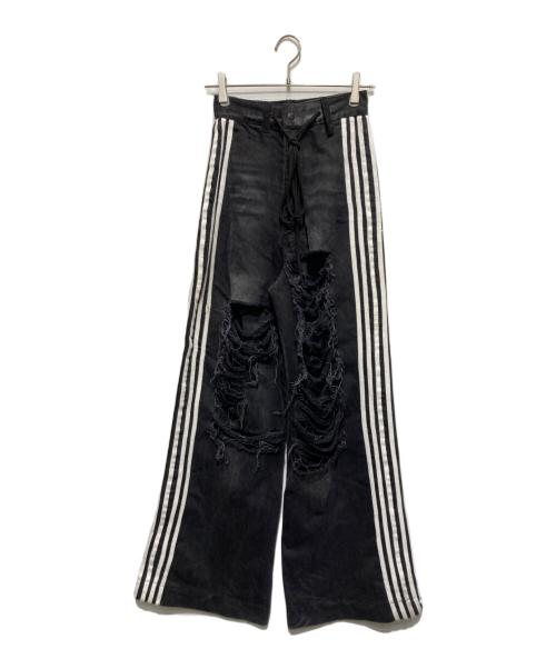 yori sport（ヨリ スポーツ）YORI SPORT (ヨリ スポーツ) 5STRIPE DENIM ブラック サイズ:26の古着・服飾アイテム