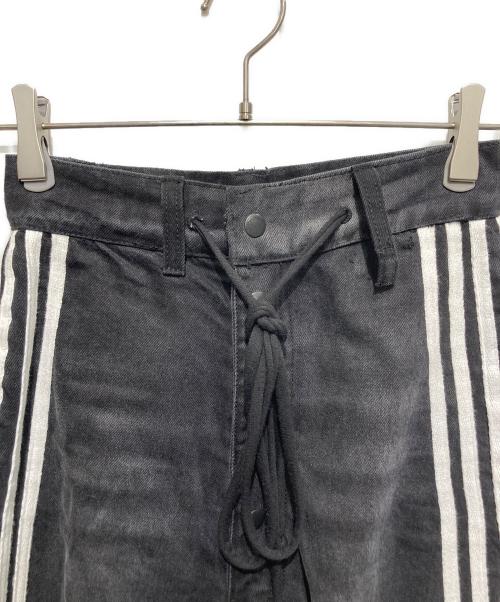 yori sport（ヨリ スポーツ）YORI SPORT (ヨリ スポーツ) 5STRIPE DENIM ブラック サイズ:26の古着・服飾アイテム