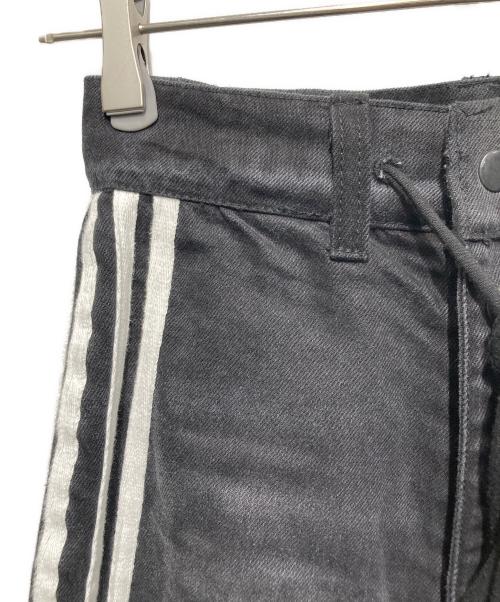 yori sport（ヨリ スポーツ）YORI SPORT (ヨリ スポーツ) 5STRIPE DENIM ブラック サイズ:26の古着・服飾アイテム