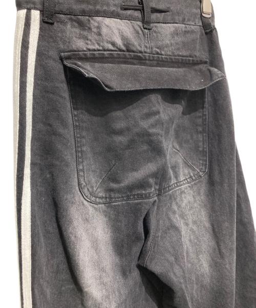 yori sport（ヨリ スポーツ）YORI SPORT (ヨリ スポーツ) 5STRIPE DENIM ブラック サイズ:26の古着・服飾アイテム