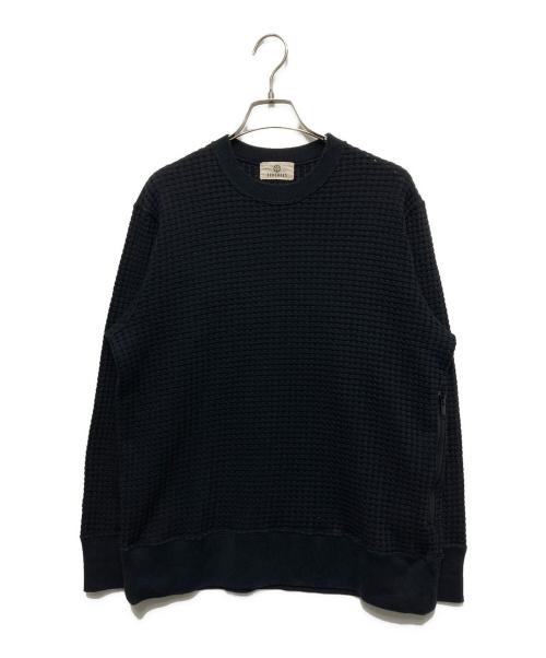 Seagreen（シーグリーン）Seagreen (シーグリーン) BIG WAFFLE CREW ブラック サイズ:02の古着・服飾アイテム