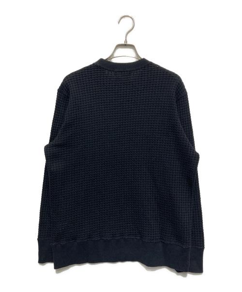Seagreen（シーグリーン）Seagreen (シーグリーン) BIG WAFFLE CREW ブラック サイズ:02の古着・服飾アイテム