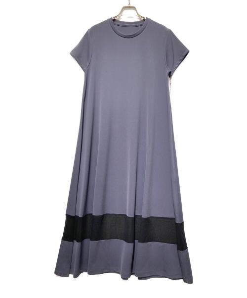MIREPOIX（ミルポワ）MIREPOIX (ミルポワ) 半袖ワンピース グレー サイズ:38の古着・服飾アイテム