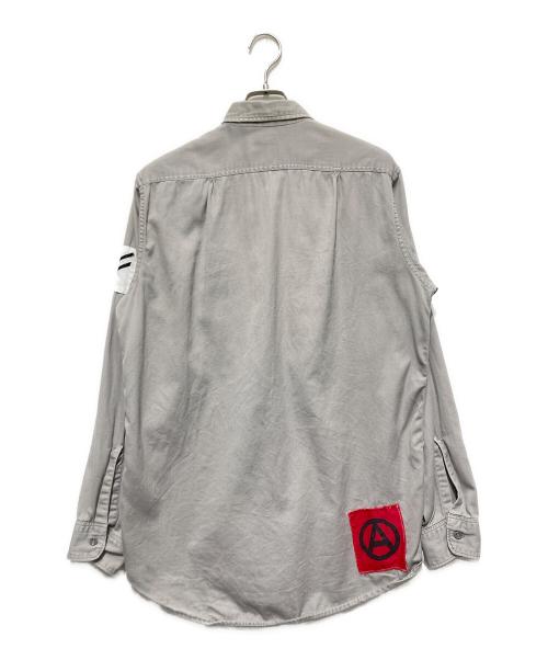 LEE（リー）LEE (リー) ワークシャツ ライトグレー サイズ:15の古着・服飾アイテム