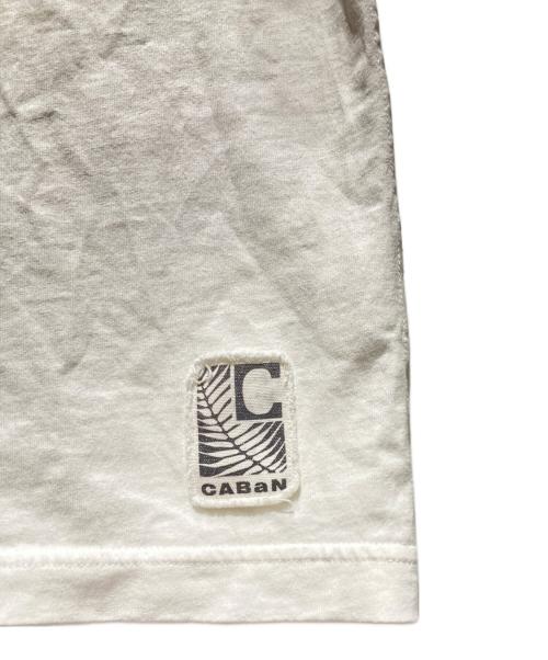 CABAN（キャバン）CABAN (キャバン) ドライスビンコットン ELEPHANTエンブロイダリー Tシャツ ホワイト サイズ:Sの古着・服飾アイテム