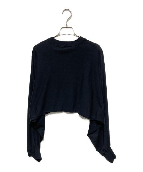 HYKE（ハイク）HYKE (ハイク) ショート丈ニット ブラック サイズ:1の古着・服飾アイテム