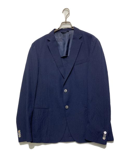 BOSS HUGO BOSS（ボス ヒューゴボス）BOSS HUGO BOSS (ボス ヒューゴボス) セットアップスーツ ネイビー サイズ:52の古着・服飾アイテム