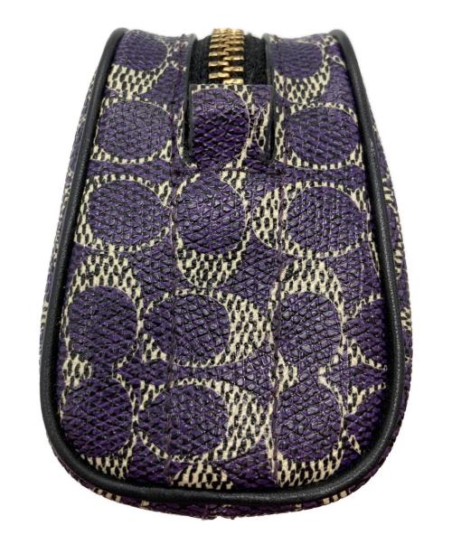 COACH（コーチ）COACH (コーチ) ポーチ パープルの古着・服飾アイテム