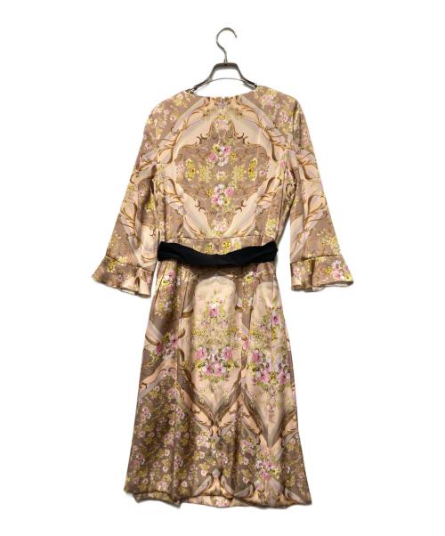 Austin Reed（オースチン リード）Austin Reed (オースチン リード) 花柄ワンピース ベージュ サイズ:40 未使用品の古着・服飾アイテム