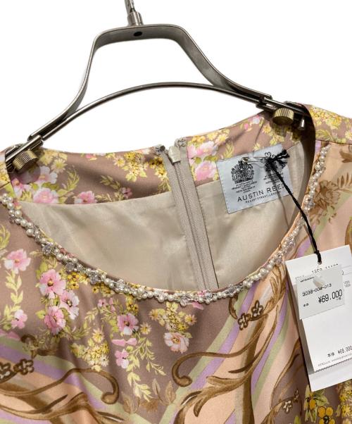 Austin Reed（オースチン リード）Austin Reed (オースチン リード) 花柄ワンピース ベージュ サイズ:40 未使用品の古着・服飾アイテム