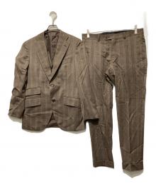 azabu tailor（アザブテーラー）の古着「3ピースセットアップスーツ」｜ブラウン