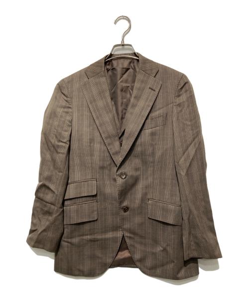 azabu tailor（アザブテーラー）azabu tailor (アザブテーラー) 3ピースセットアップスーツ ブラウン サイズ:042の古着・服飾アイテム