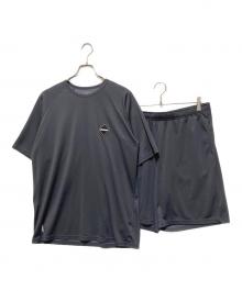 F.C.R.B.（エフシーレアルブリストル）の古着「POLARTEC POWER DRY TRAINING TOP & SHORTS」｜チャコールグレー