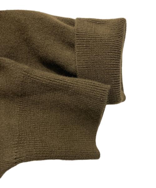 CABAN（キャバン）CABaN (キャバン) 25AW コットンカシミヤ クルーネックプルオーバー ブラウン サイズ:Sの古着・服飾アイテム