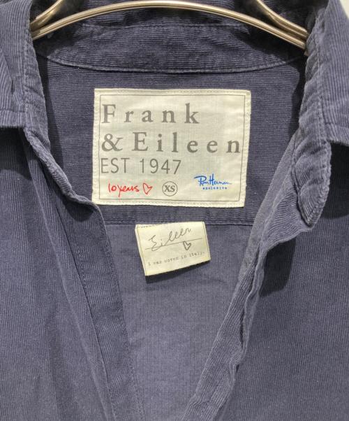 Frank&Eileen（フランクアンドアイリーン）Frank&Eileen (フランクアンドアイリーン) Ron Herman (ロンハーマン) 別注ーデュロイシャツ ネイビー サイズ:XSの古着・服飾アイテム
