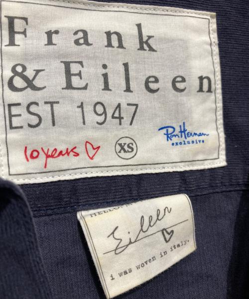 Frank&Eileen（フランクアンドアイリーン）Frank&Eileen (フランクアンドアイリーン) Ron Herman (ロンハーマン) 別注ーデュロイシャツ ネイビー サイズ:XSの古着・服飾アイテム