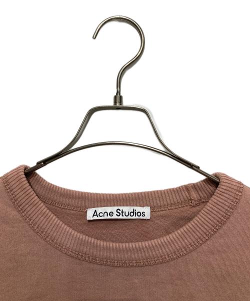 Acne studios（アクネ ストゥディオズ）ACNE STUDIOS (アクネ ストゥディオズ) ロゴスウェット バーガンディー サイズ:Sの古着・服飾アイテム