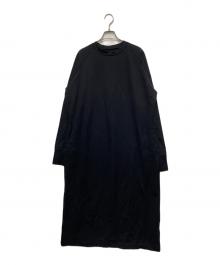 journal standard luxe（ジャーナルスタンダード ラックス）の古着「25AWポンチ CN-ワンピース」｜ブラック