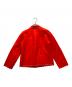 COMME des GARCONS GIRL (コムデギャルソンガール) クロスステッチ  製品洗いジャケット レッド サイズ:S：13000円