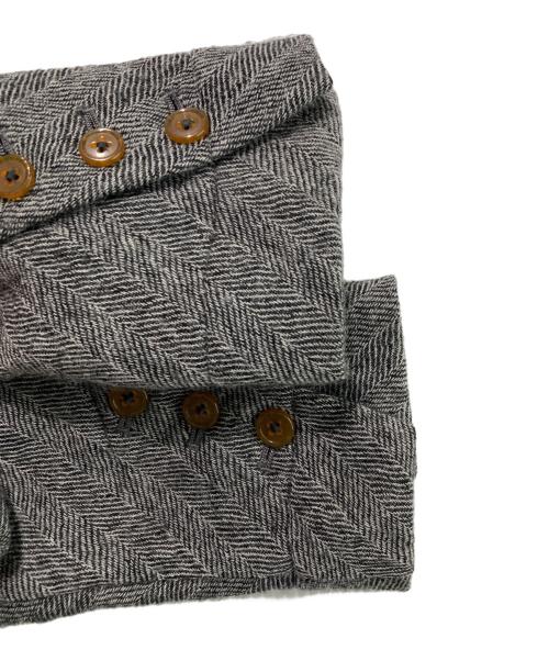 Vivienne Westwood man（ヴィヴィアン ウェストウッド マン）Vivienne Westwood man (ヴィヴィアン ウェストウッド マン) ヘリンボーンチェックウールコート グレー サイズ:44の古着・服飾アイテム