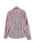 Vivienne Westwood man (ヴィヴィアン ウェストウッド マン) ストライプシャツ ブルー×レッド サイズ:46：10000円