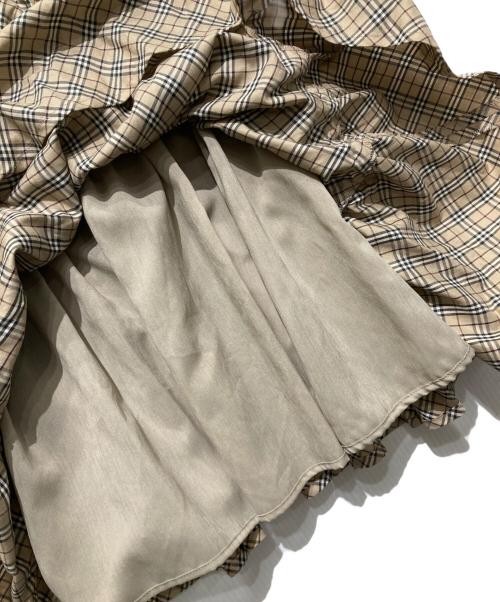 BURBERRY BLUE LABEL（バーバリー ブルー レーベル）BURBERRY BLUE LABEL (バーバリー ブルー レーベル) ノヴァチェックワンピース ベージュ サイズ:38の古着・服飾アイテム