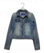 BURBERRY BLUE LABELバーバリー ブルー レーベル）の古着「ノヴァチェックデニムジャケット」｜インディゴ