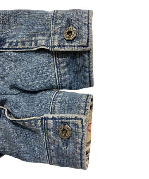 BURBERRY BLUE LABEL（バーバリー ブルー レーベル）BURBERRY BLUE LABEL (バーバリー ブルー レーベル) ノヴァチェックデニムジャケット インディゴ サイズ:38の古着・服飾アイテム