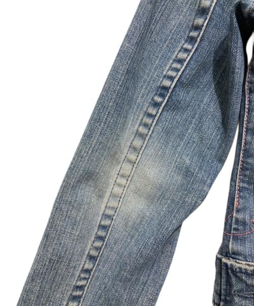 BURBERRY BLUE LABEL（バーバリー ブルー レーベル）BURBERRY BLUE LABEL (バーバリー ブルー レーベル) ノヴァチェックデニムジャケット インディゴ サイズ:38の古着・服飾アイテム
