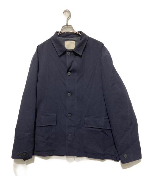 STUDIO NICHOLSON（スタジオ ニコルソン）STUDIO NICHOLSON (スタジオ ニコルソン) ZARA (ザラ) ウール混カバーオール ネイビー サイズ:Lの古着・服飾アイテム