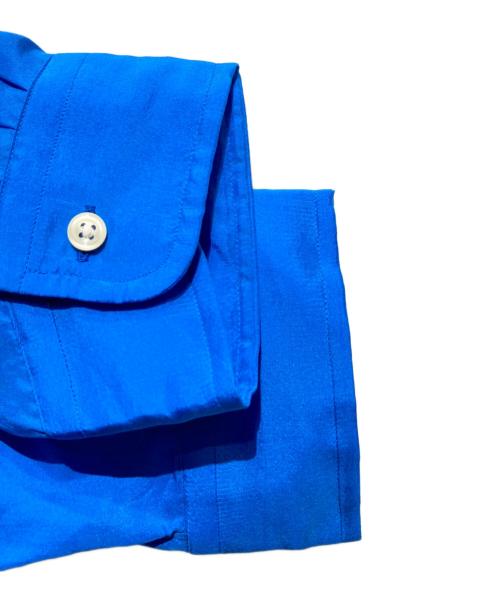 RALPH LAUREN（ラルフローレン）RALPH LAUREN (ラルフローレン) シルクボタンダウンシャツ ブルー サイズ:XLの古着・服飾アイテム