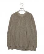 BATONERバトナ―）の古着「COTTON SIGNATURE CREW NECK」｜グレー