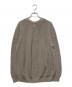 BATONER (バトナ―) COTTON SIGNATURE CREW NECK グレー サイズ:3 未使用品：9000円
