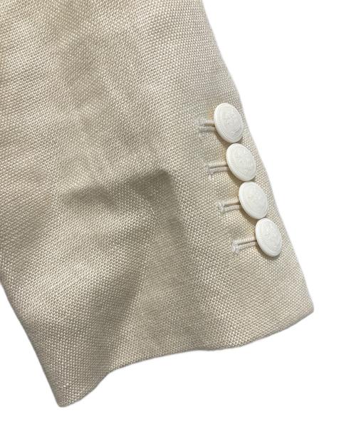 UNITED ARROWS TOKYO（ユナイテッドアローズトウキョウ）UNITED ARROWS TOKYO (ユナイテッドアローズトウキョウ) リネンブレザーテーラードジャケット ベージュ サイズ:34の古着・服飾アイテム