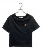 Vivienne Westwoodヴィヴィアンウエストウッド）の古着「オーブロゴTシャツ」｜ブラック