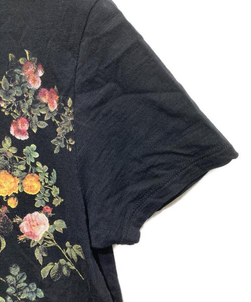 Vivienne Westwood（ヴィヴィアンウエストウッド）Vivienne Westwood (ヴィヴィアンウエストウッド) LEE (リー) 花柄Tシャツ ブラック サイズ:Mの古着・服飾アイテム