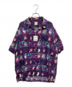 KARL HELMUTカールヘルム）の古着「レーヨンシャツ」｜パープル