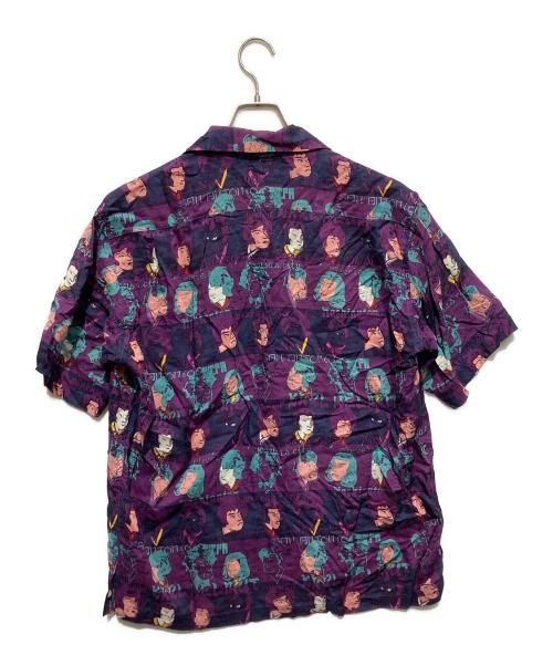 KARL HELMUT（カールヘルム）Karl Helmut (カールヘルム) レーヨンシャツ パープル サイズ:L 未使用品の古着・服飾アイテム