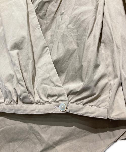 Ron Herman（ロンハーマン）Ron Herman (ロンハーマン) ノーカラーギャザーブラウス ブラウン サイズ:sの古着・服飾アイテム