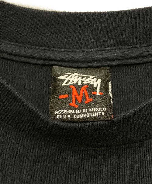 stussy（ステューシー）stussy (ステューシー) ロゴTシャツ ブラック サイズ:Mの古着・服飾アイテム