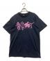 stussy（ステューシー）の古着「ロゴTシャツ」｜ブラック