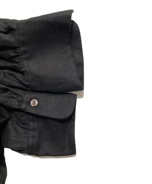 Tnewties（トゥエンティーズ）TNEWTIES (トゥエンティーズ) リネン混ワンピース ブラック サイズ:Freeの古着・服飾アイテム