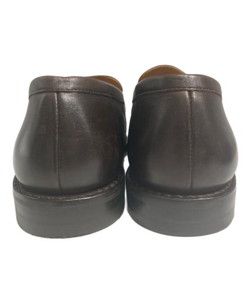 PARABOOT（パラブーツ）PARABOOT (パラブーツ) ADONIS  コインローファー ダークブラウン サイズ:6 1/2の古着・服飾アイテム