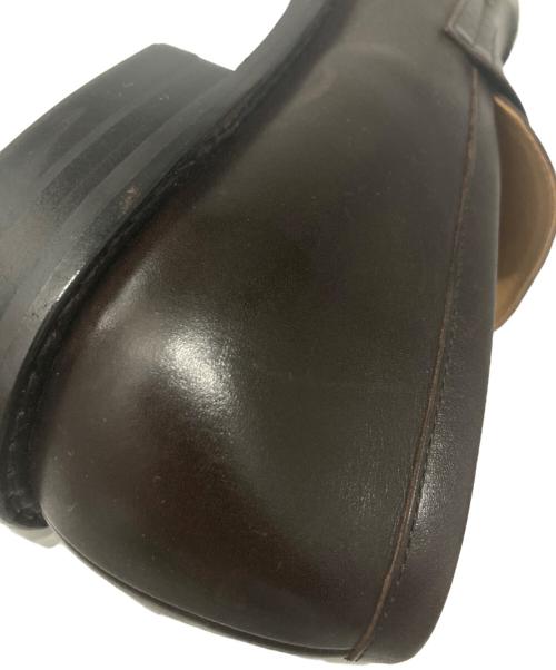 PARABOOT（パラブーツ）PARABOOT (パラブーツ) ADONIS  コインローファー ダークブラウン サイズ:6 1/2の古着・服飾アイテム
