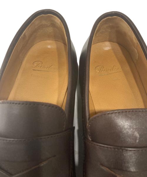 PARABOOT（パラブーツ）PARABOOT (パラブーツ) ADONIS  コインローファー ダークブラウン サイズ:6 1/2の古着・服飾アイテム