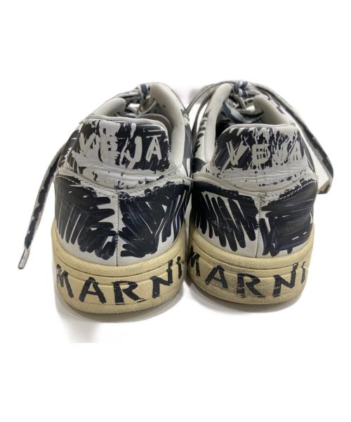 MARNI（マルニ）MARNI (マルニ) VEJA (ヴェジャ) ローカットスニーカー ホワイト×ブラック サイズ:26の古着・服飾アイテム