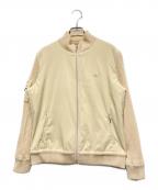 BURBERRY GOLFバーバリーゴルフ）の古着「リブ切替ジップブルゾン」｜ベージュ