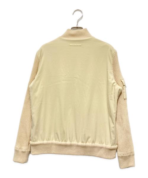BURBERRY GOLF（バーバリーゴルフ）BURBERRY GOLF (バーバリーゴルフ) リブ切替ジップブルゾン ベージュ サイズ:Lの古着・服飾アイテム